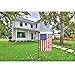 W&X Garden Flag Stand-Holder-Pole with Garden Flag Stopper and Anti-Wind Clip 36.3