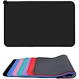 Taglory Dog Bowl Mat, Large 20" L x 14.5" W or Small 18.5" L x 12" W Pet Food Mat, Non Slip Silicone Dog Cat Mat for Food and
