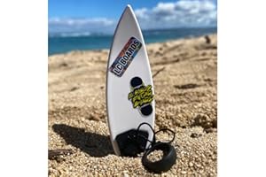 LC Boards Finger Surfboard White with Leash