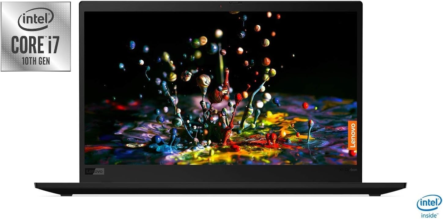 New ThinkPad X1 Carbon Gen 7 14" Laptop 4K UHD IPS Dolby Vision HDR400, 500 nits 10th Gen i7-10710U 4.70GHz 4G LTE CAT9 Plus Best Notebook Pen Light (1TB SSD|16GB RAM |Win 10 PRO) Carbon Fiber