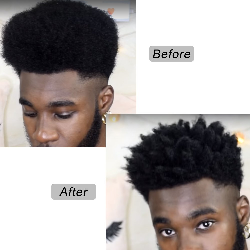 Amazon Com Big Holes Magic Barber Sponge Brush Twist Hair For