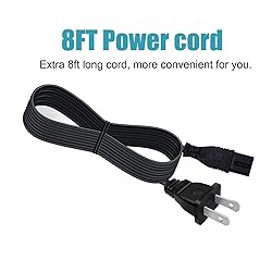 8ft AC Power Cord Replacement for Sony Playstation