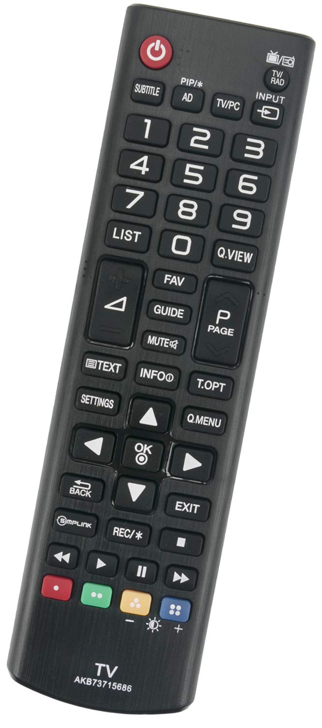 ALLIMITY AKB 73715686 Remote Control Replace for LG LED LCD TV 55LY330C 50PB5600 47LN549C 43LF540V 42UB820V 42LP360H 42LN540V 42LF561 40UF671V 32LN540V 32LN5400 32LF510B 24MT47D