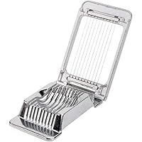Commercial Grade Egg Slicer for Hard Boiled Eggs- Mushroom Slicer- Stainless Steel Cutting Wires
