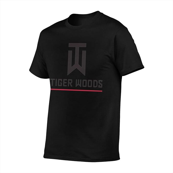 Amazon.com: Tiger Woods Men's Short Sleeve t-Shirt Black: Clothing