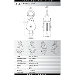Omni Swivel Block with Double Capacity and 13mm