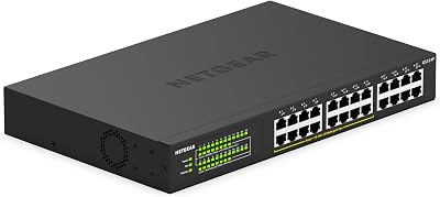 NETGEAR GS324P 24 Port PoE Switch Ethernet Switch Silent Desktop Wall Mount
