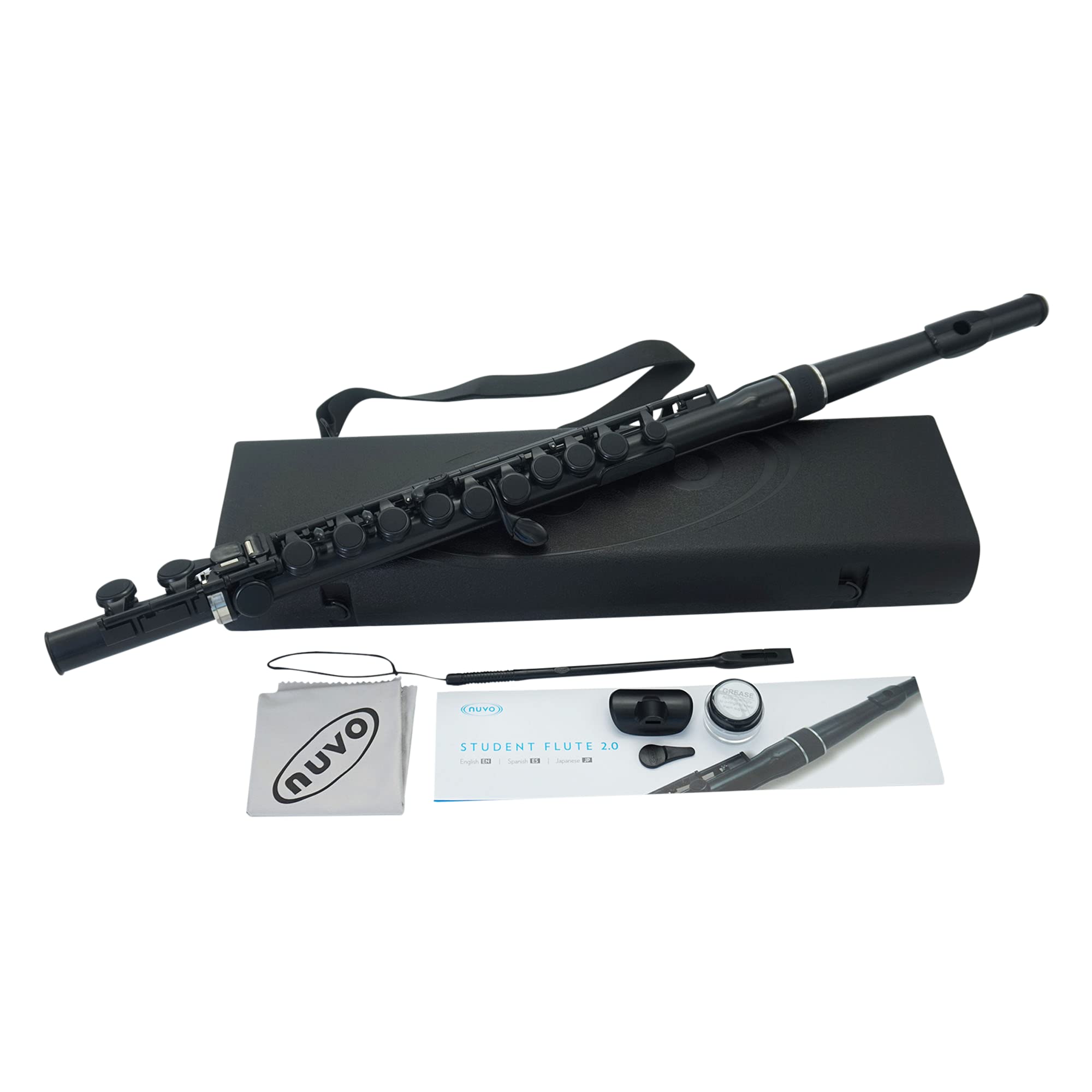 Nuvo N230SFBK student flute 2.0 in black