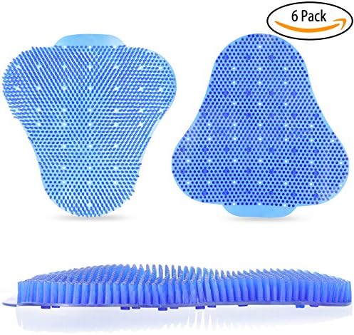 Urinal Screens Anti-Splash Anti-Block Fresh Scent Deodorant (Blue 6pcs)