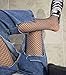 Baifern Women's Sexy Fishnet Stockings Black Pantyhose White Tights