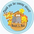Amazon.com: Noah's Ark Thank You Stickers by Adore By Nat - Birthday ...