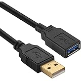 USB 3.0 Extension Cable, ShineKee 15ft USB 3.0 High Speed Extender Cord Type A Male to A Female for Playstation, Xbox,Oculus VR, USB Flash Drive, Card Reader, Hard Drive,Keyboard, Printer, Scanner