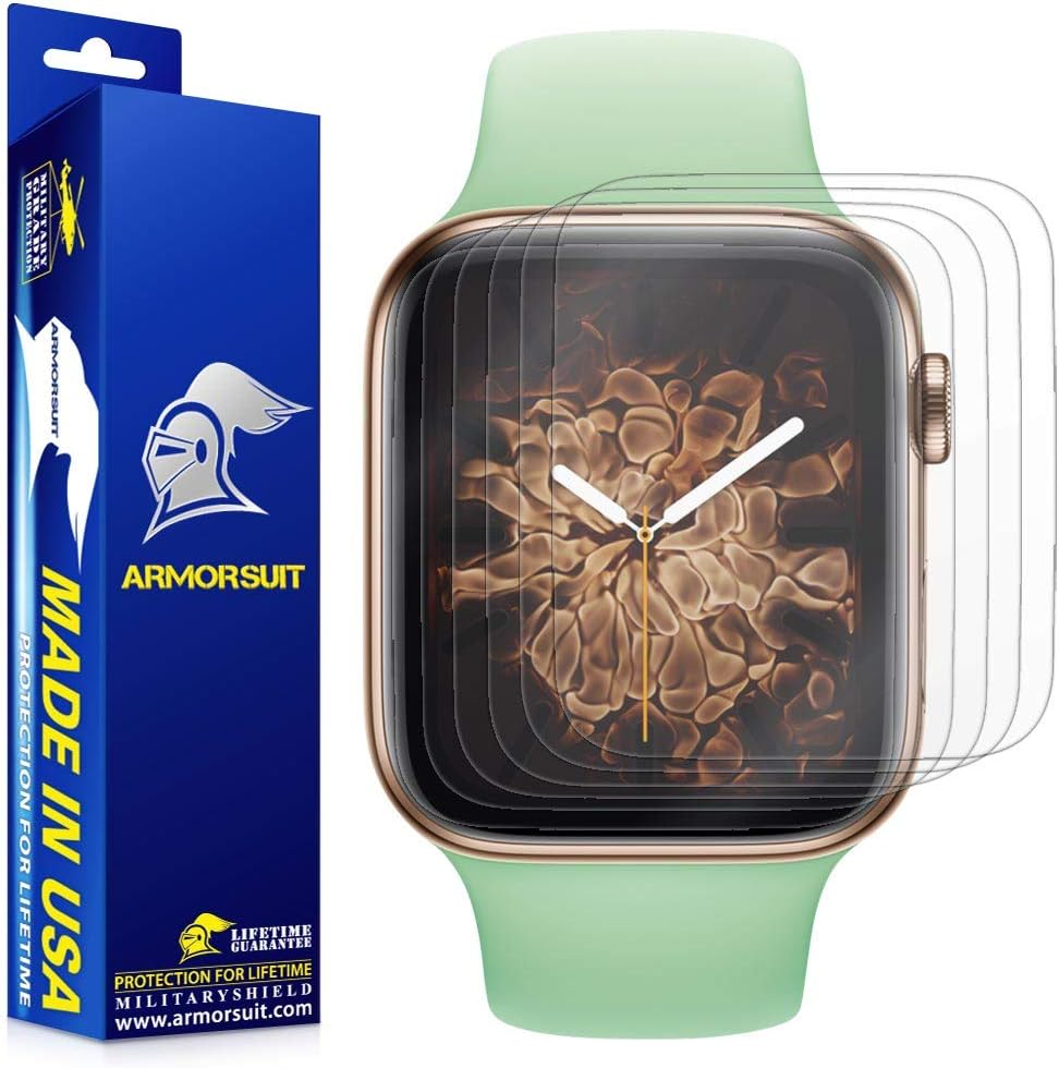 ArmorSuit Apple Watch Series 4 Anti-Glare Screen Protector (40mm)(2 Pack) Full Coverage MilitaryShield Screen Protector for Apple Watch Series 4 (40mm) - Matte Anti-Bubble