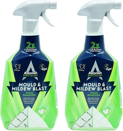 Astonish Specialist Extra Strength Mould & Mildew Stain Blaster Spray 2 x 750ml