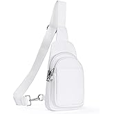 befen Genuine Leather Small Sling Bag for Women Anti-Theft Crossbody Chest Bags Fanny Packs for Travel with RFID Card Slots