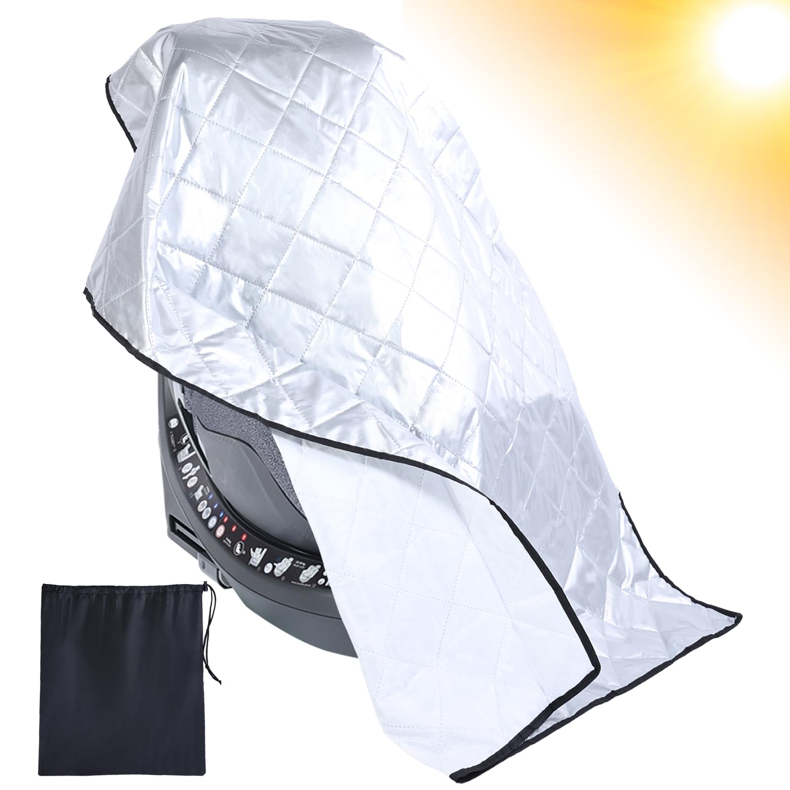 Photo 1 of Babeezy Car Seat Sun Shade Cover Cooling for Baby Car Seat Belts 30% Wider Coverage Summer Car Travel Accessory