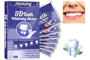 DLMLEMU Teeth Whitening Strips, Professional Strength, 14 Strips/ 7 Treatments, Effective Teeth Whitener Strips Reduced Sensitivity White Strips, Remove Smoking/Coffee/Tea Stain, Have Brighter Confident Smile