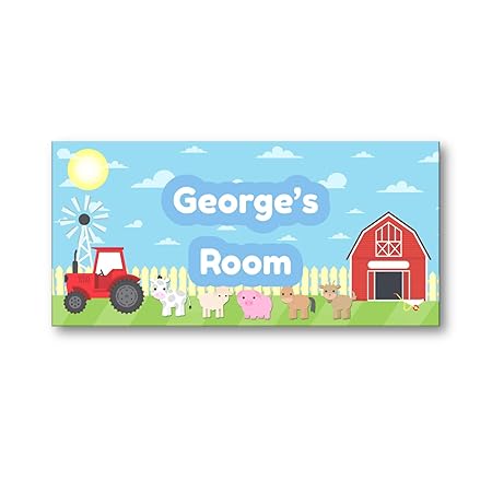 Stamp Design 4u Childrens Personalised Name Bedroom Door