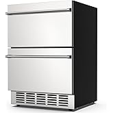 Summit FF6BK2SSRSIF 24” Wide Under Counter Refrigerator 5.5 cu.ft. with Panel-Ready Door (Panel Not Included) Automatic Defrost Operation, and Deluxe black interior (Panel Ready-RHD) on Fridge.com