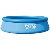 INTEX Easy Set 10ft x 30in Inflatable Ring Above Ground Swimming Pool | 28120EH - Pool Only (Pump Not Included)