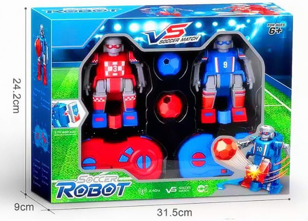 TEEKOO Juego de Robots de fútbol RC para niños, Robot de Control ...