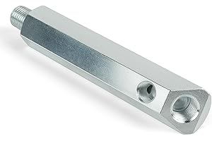 Outopakkle Oil Pressure Sending Unit Dual Port Extension Compatible with Ford Mustang 1965-1973 V8