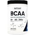 Nutricost BCAA Powder 2:1:1 (Unflavored, 60 Servings) - Vegetarian, Non-GMO, Gluten Free, Branched Chain Amino Acids