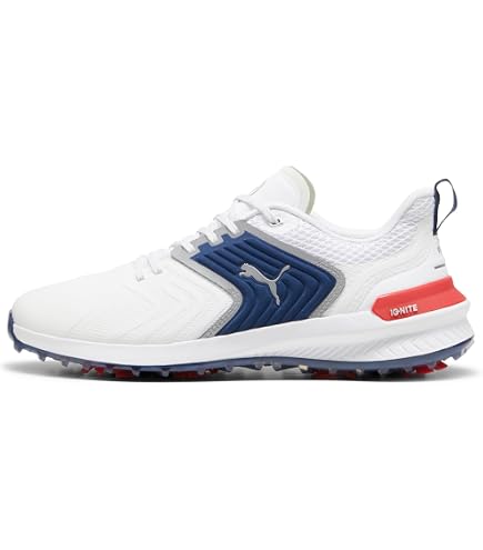 Amazon.com | Puma Men's Ignite Pwradapt Caged Team USA Golf Shoes