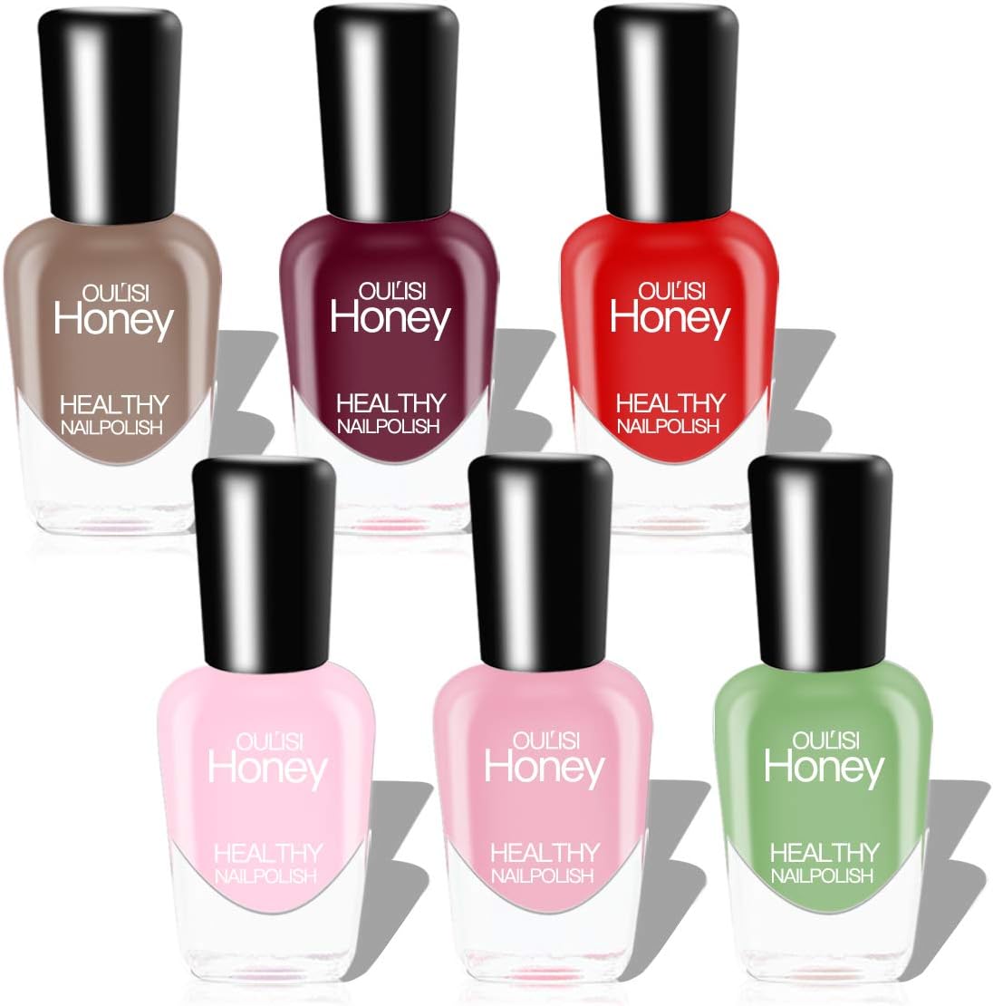 PHEGOFYA Non Toxic Nail Polish Set, Easy Peel Off Water Based Nail