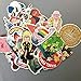Decals 25 Pcs Cartoon Stickers PVC Stickers Waterproof for Laptop Cars Motorbikes Luggage Laptops
