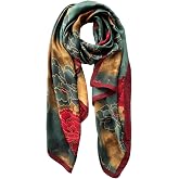 Long Silk Like Scarf Lightweight Satin Scarves Large Sunscreen Shawl Wrap for Women