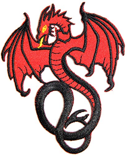 Red Dragon Flying Fantasy Animal Tatoo Kid Jacket T Shirt Patch Sew Iron On Embroidered Sign Badge Costume Buy Online In Bahamas At Bahamas Desertcart Com Productid