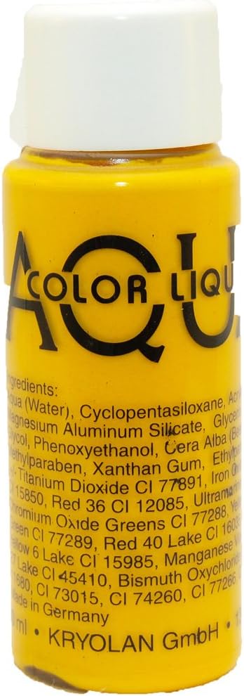 Kryolan Liquid Makeup - Yellow (1 oz)