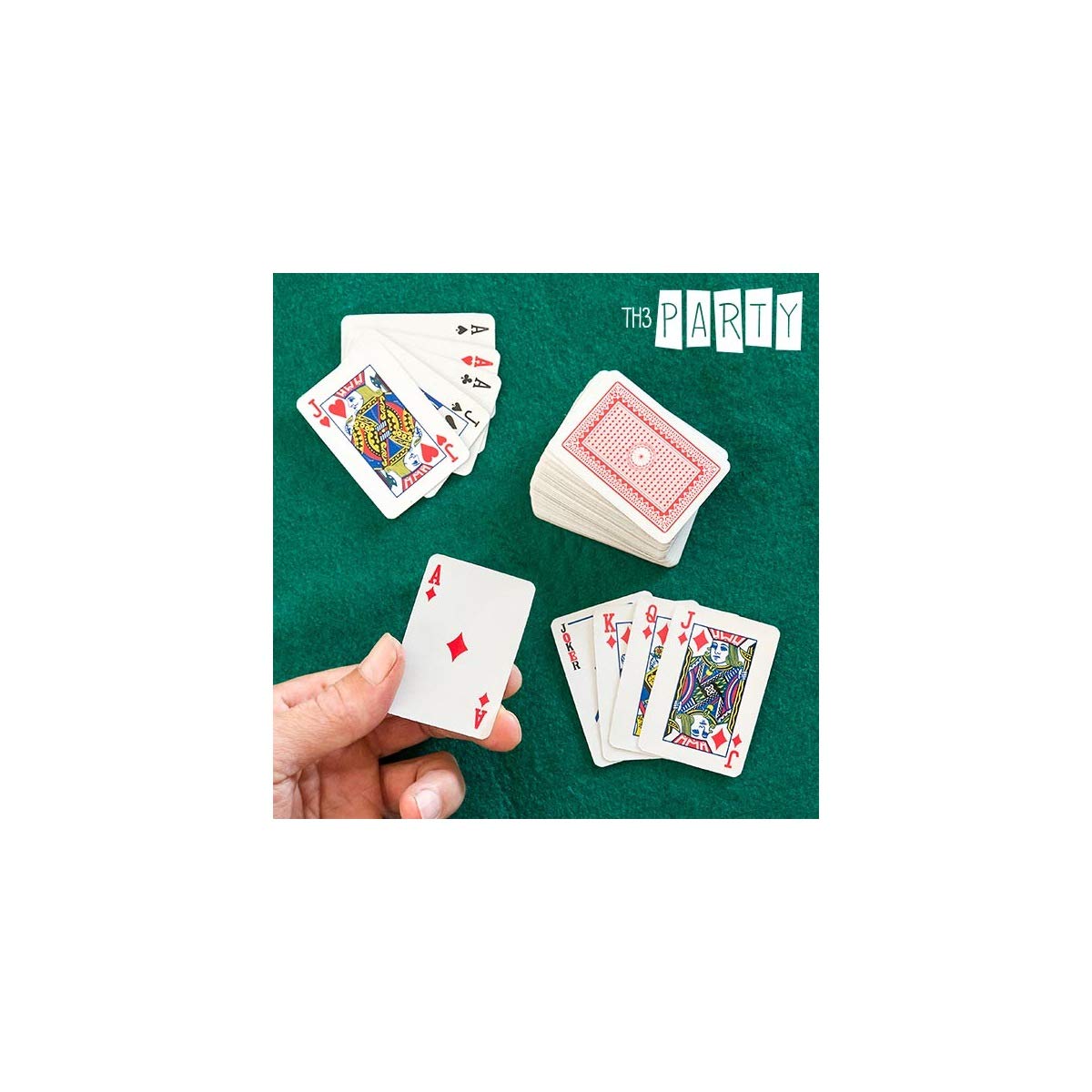 Out of the blue KG Card Games/Mini Game with 54 Cards/Dimensions: 6 x 4 cm