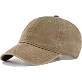 AOSMI Vintage Washed Cotton Baseball Caps Men Women Adjustable Unstructured Low Profile Dad Hat