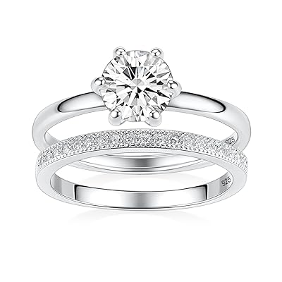 18k bridal ring set Clearance