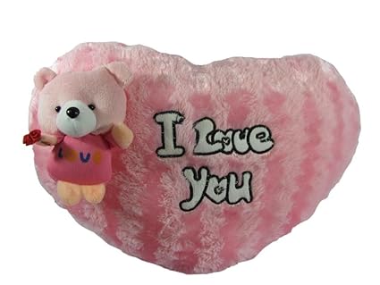 Tickles Stuffed Soft I LOVE You Cushion Toy Pillow Car 37 cm