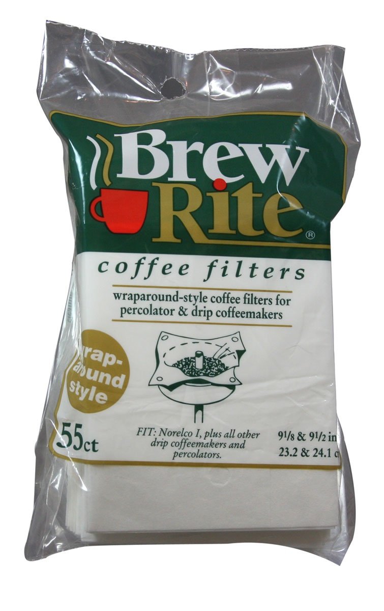 Brew Rite Rockline Wrap Around Percolator Coffee Filters Pack of 3