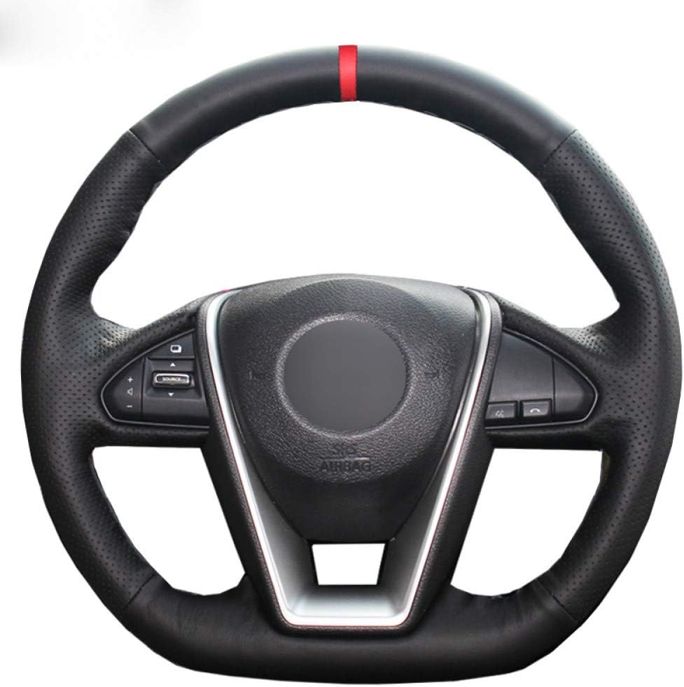 Hand sew the Volant car steering wheel cover for Nissan Lannia 2015 2016-2020 Maxima 2016-2020 braid on the steering wheel