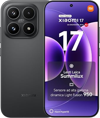 17, Smartphone 12+512 GB, Black, Lenti Leica Summilux