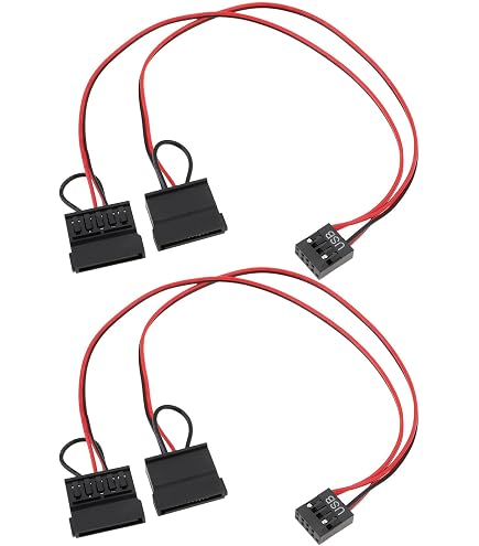 Câble D'alimentation USB 9 Broches Vers SATA Pour Disque Dur 2.5" - Lot De 2
