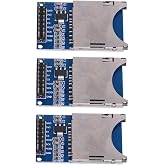 VKLSVAN 3PCS SD Card Reader/Writer Module MCU SPI Interface SD Card Socket SD Reading and Writing Module 3.3V 5V Programable for Arduino