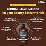 KUNDAL Nature Shampoo 500ml Amber Vanilla Honey Macadamia 97.4% Ingredients view 2
