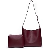 Bucket Bags for Women Medium Vegan Leather Tote with Adjustable Strap Small Pouch Designer Handbags Travel Work Purse