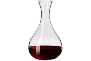Krosno Red Wine Decanter Carafe Glass | 50.7 oz | Harmony Collection | Perfect for Home, Restaurants and Parties