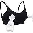 Hands Free Pumping Bra, Momcozy Adjustable Breast-Pumps Holding and Nursing Bra, Suitable for Breastfeeding-Pumps by Lansinoh