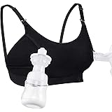 Hands Free Pumping Bra, Momcozy Adjustable Breast-Pumps Holding and Nursing Bra, Suitable for Breastfeeding-Pumps by Lansinoh