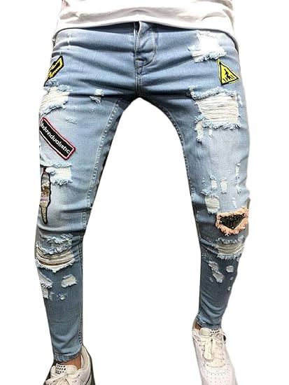 cowboy ripped jeans