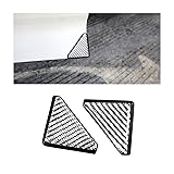 BESULEN 2Pcs Car Door Edge Guards, Carbon Fiber Car