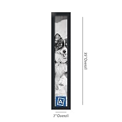 ArtToFrames 5x33 Inch Black Picture Frame, This